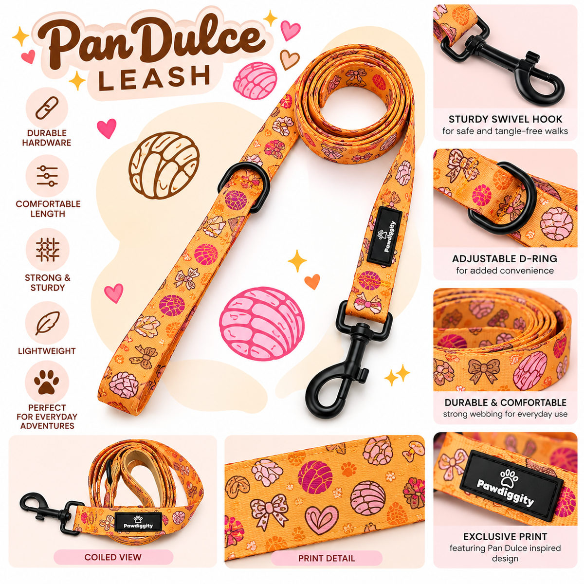 Pan Dulce Leash