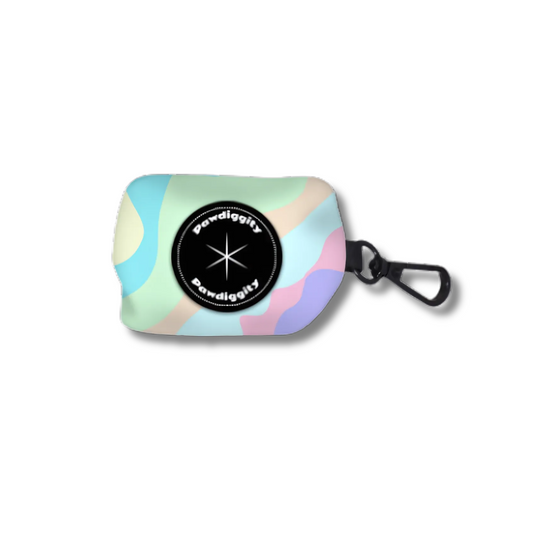 Pastel Camo Waste Bag Holder