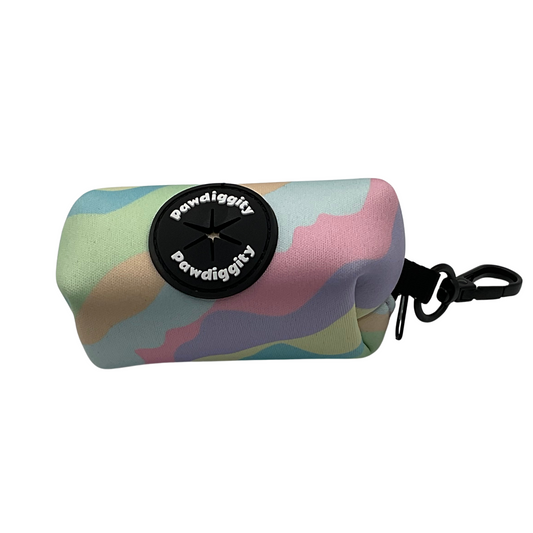 Pastel Camo Waste Bag Holder