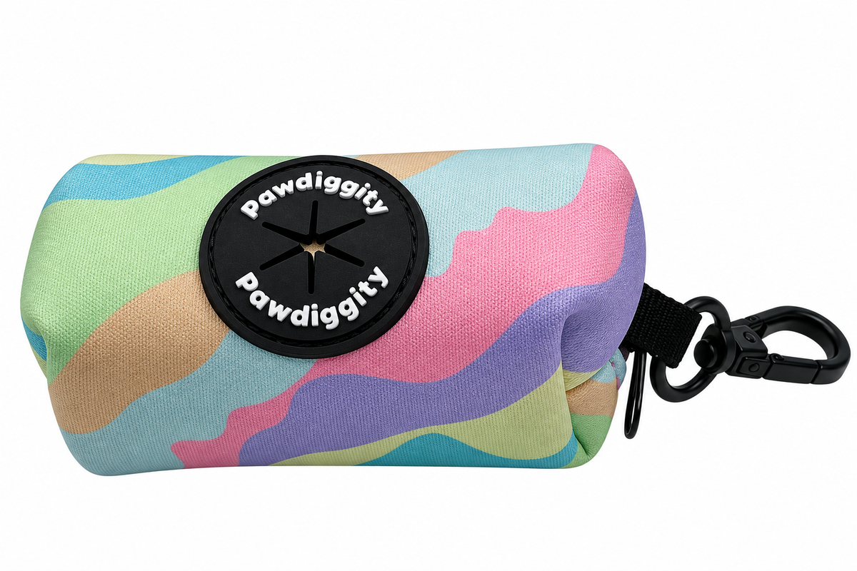 Pastel Camo Waste Bag Holder