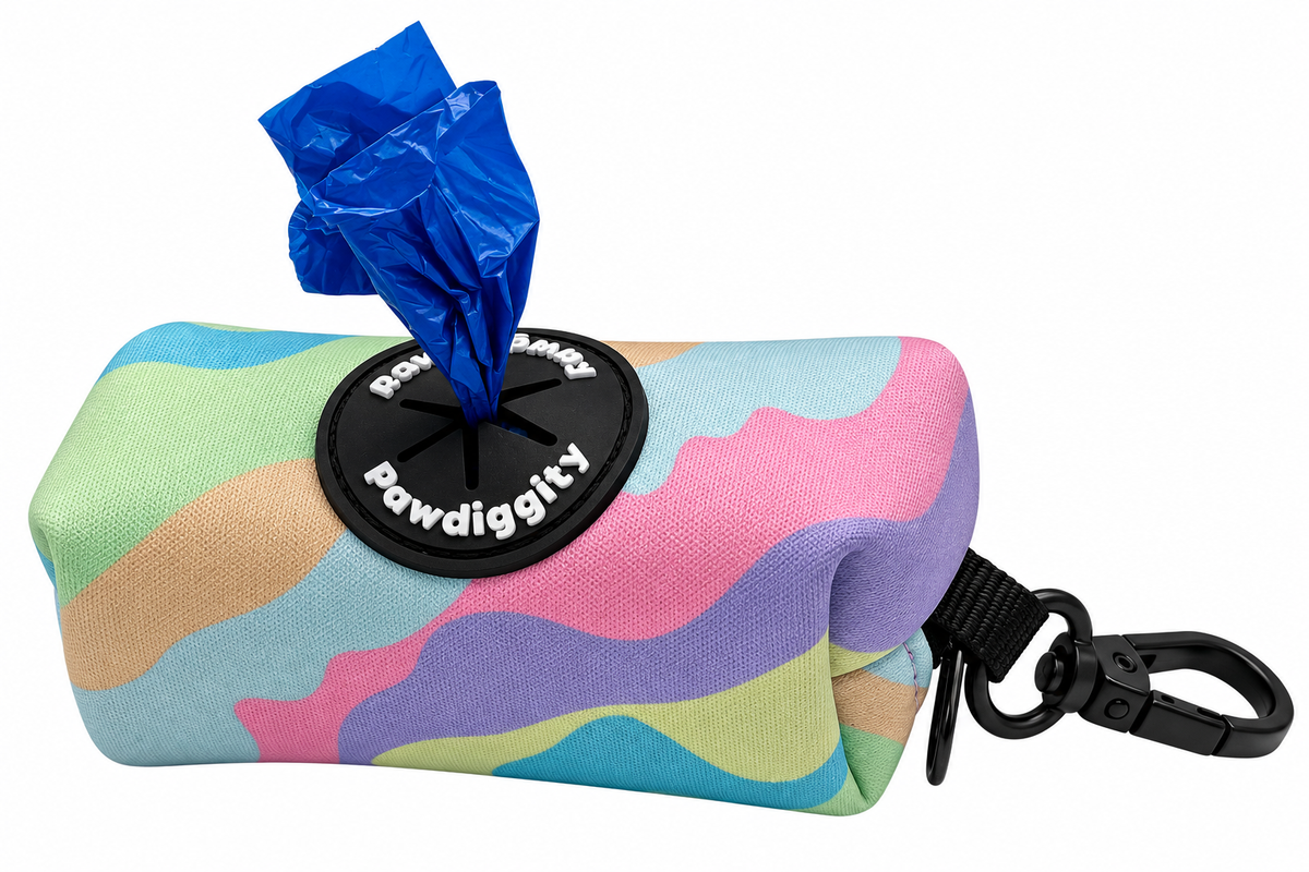 Pastel Camo Waste Bag Holder