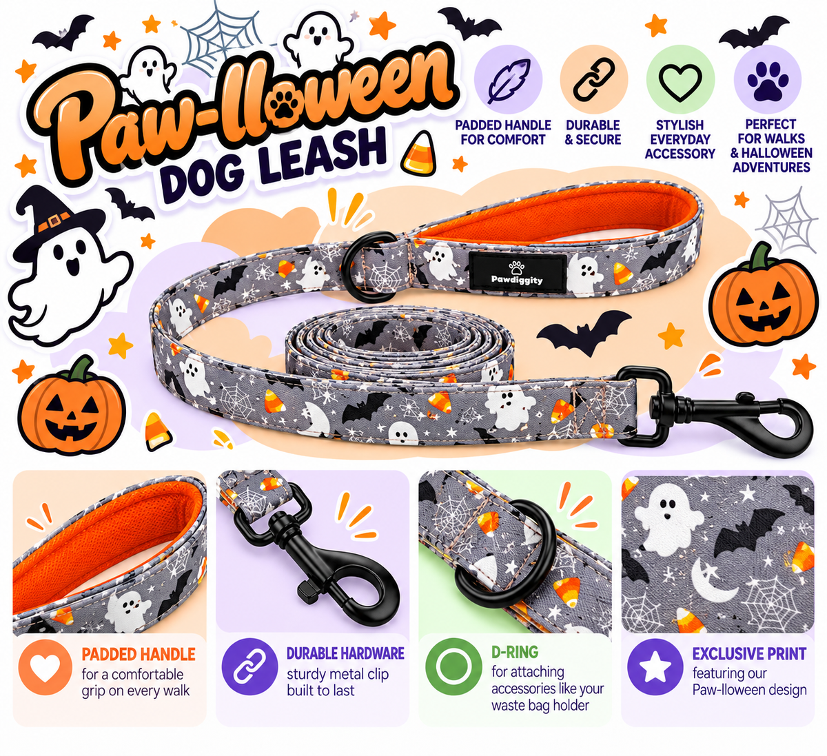 PAW-lloween Leash